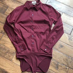 Express button down dress shirt size medium slim